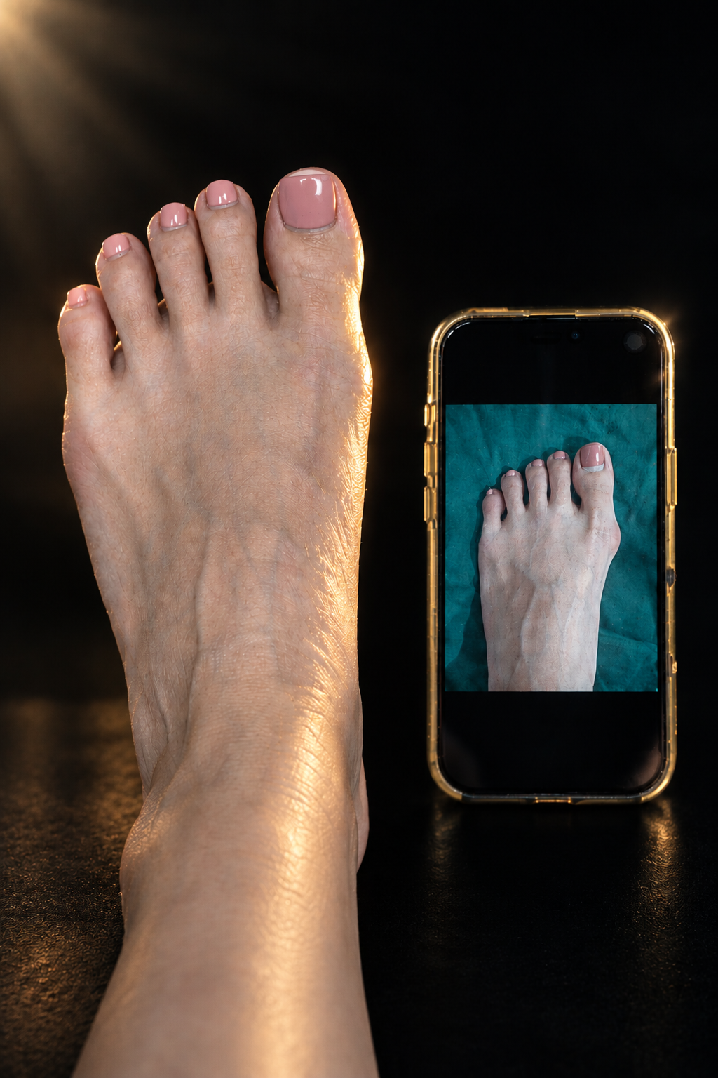 Foot aesthetic plastic surgery